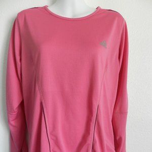 Adidas long sleeve mesh athletic top